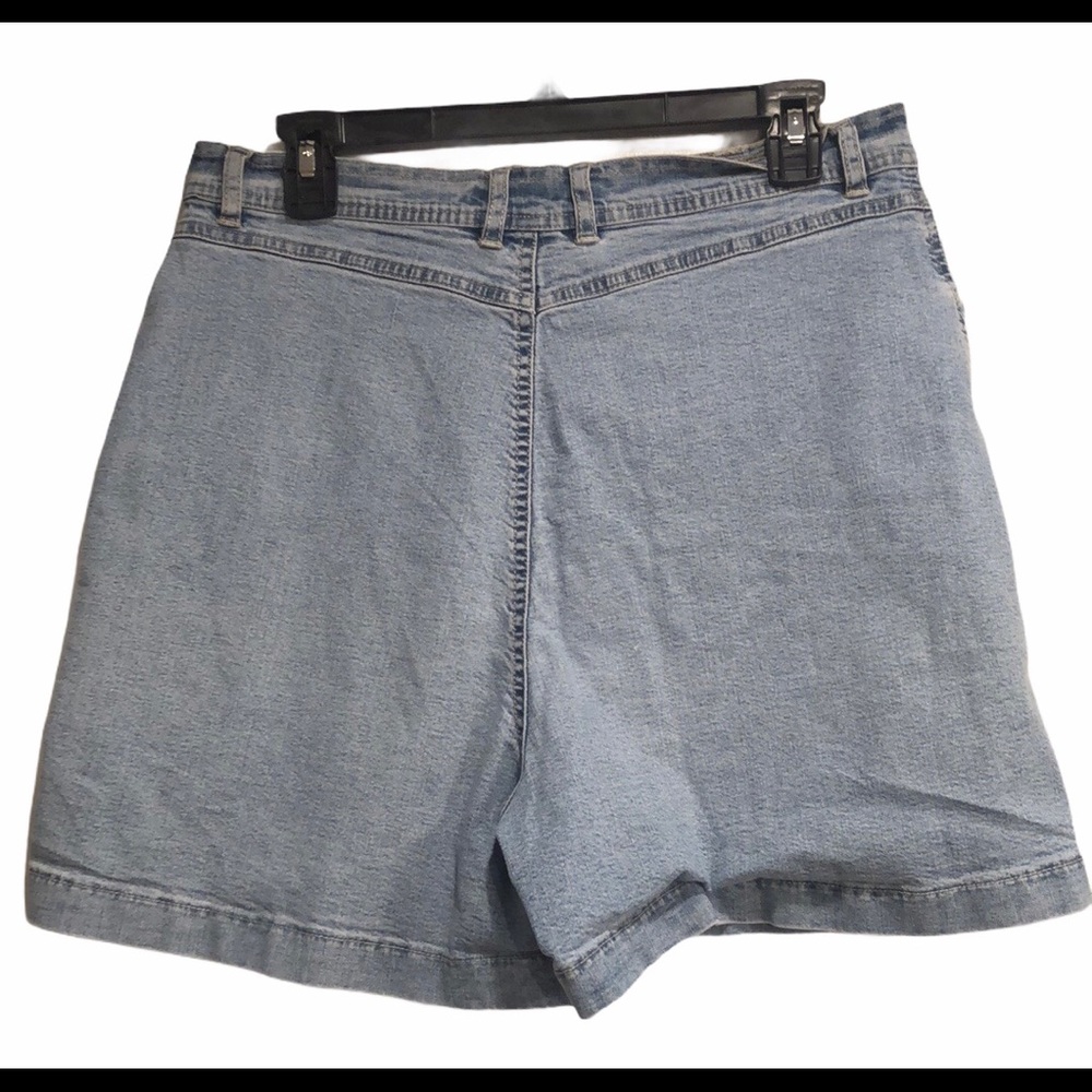 Gloria Vanderbilt Demin Jean Shorts size 14 - Picture 2 of 16